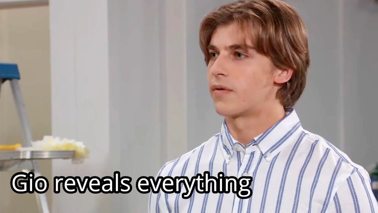 General Hospital Spoilers Gio reveals everything about him, Gio’s